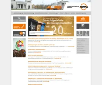 AWM-Muenchen.de(Der abfallwirtschaftsbetrieb münchen (awm)) Screenshot