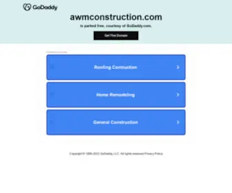 Awmconstruction.com(Awmconstruction) Screenshot