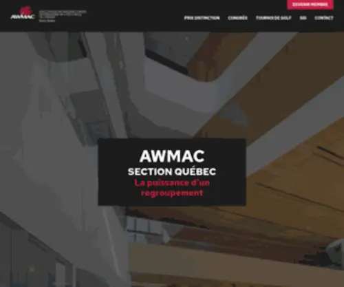 Awmacquebec.com(Québec) Screenshot