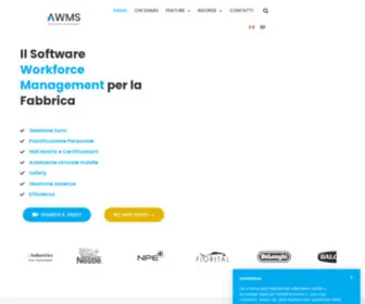 AWMS-SYstem.com(Il Software di Workforce Management della Fabbrica) Screenshot