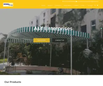 Awninginpune.com(Asif Enterprises) Screenshot