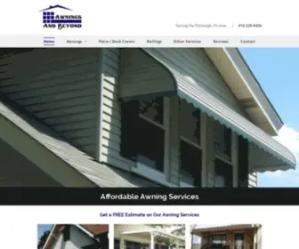 Awningsbeyond.com(Awnings And Beyond) Screenshot