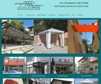 Awningsofdistinction.com(AAwnings of Distinction in Van Nuys) Screenshot