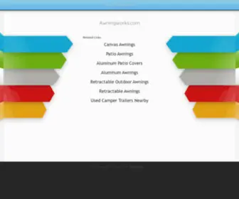Awningworks.com(Awning Works) Screenshot