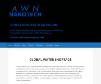 Awnnanotech.com(Awn Nanotech) Screenshot