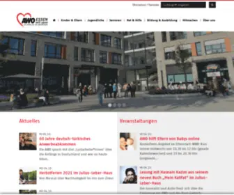 Awo-Essen.de(Die AWO ist ein Verband für soziale Arbeit und eine tolerante Gesellschaft) Screenshot