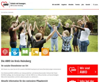 Awo-HS.de(AWO Kreisverband Heinsberg e.V) Screenshot