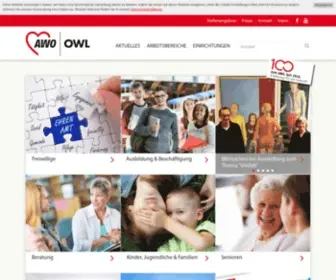 Awo-OWL.de(AWO Bezirksverband Ostwestfalen) Screenshot