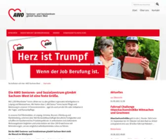 Awo-Sachsen-West.de(Pflege und Betreuung mit Herz) Screenshot