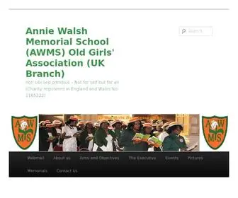 Awoga.org.uk(Annie Walsh Memorial School (AWMS) Old Girls' Association (UK Branch)) Screenshot