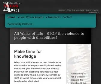 Awol-Texas.org(All Walks of Life) Screenshot