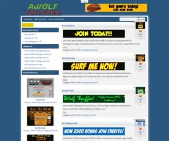 Awolftop10.com(AWolf Topsites) Screenshot