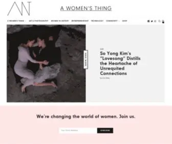 Awomensthing.org(A Women's Thing Magazine) Screenshot