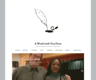 Awordwithyoupress.com(A Word with You Press) Screenshot