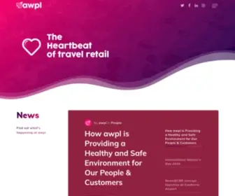 AWPL.com.au(The Heartbeat of Travel Retail) Screenshot