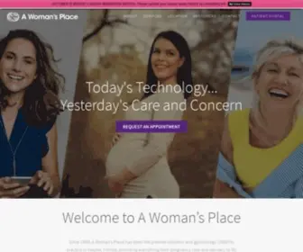 Awpnaples.com(A Woman's Place) Screenshot