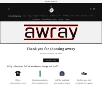 Awraybrand.com(Awray Brand Apparel) Screenshot