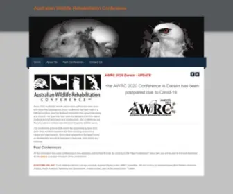 AWRC.org.au(Australian Wildlife Rehabilitation Conference) Screenshot