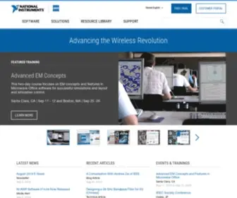 Awrcorp.com(AWR software includes RF/microwave electronic design automation (EDA)) Screenshot