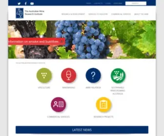 Awri.com.au(The Australian Wine Research Institute) Screenshot