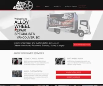 Awrsvancouver.com(Vancouver Alloy Wheel Repair Specialists) Screenshot