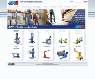 AWS-Gabelstapler.de(AWS Flurfördertechnik) Screenshot