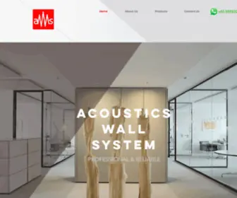 AWS-SG.com(Acoustics Wall System Pte Ltd) Screenshot