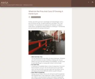 Awsa.net(Home Gym Training Guide For Fitness Users) Screenshot
