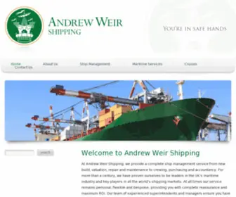 AWS.co.uk(Andrew Weir Shipping) Screenshot