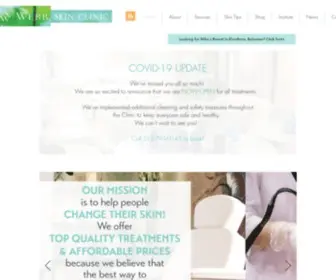 Awskinclinic.com(Esthetician) Screenshot