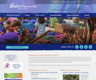 Awsna.org(Association of waldorf schools of north america) Screenshot