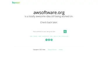 Awsoftware.org(awsoftware) Screenshot