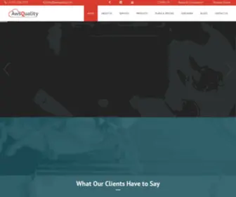 Awsquality.com(Salesforce Development Company) Screenshot