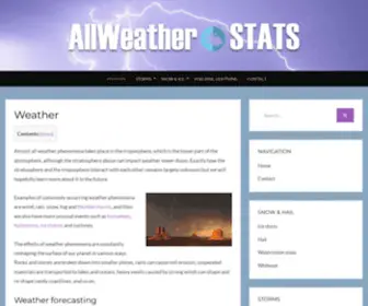 Awstats.net(All Weather Stats) Screenshot