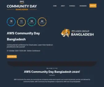 Awsugbd.com(AWS Community Day Bangladesh) Screenshot