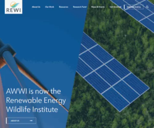 AWWi.org(Renewable Energy Wildlife Institute) Screenshot