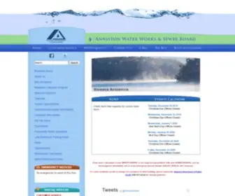AWWSB.org(Anniston Water Works & Sewer Board Anniston Water Works) Screenshot