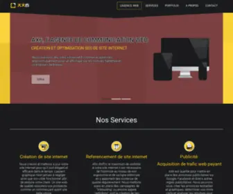 AX6.fr(Agence de communication webmarketing) Screenshot