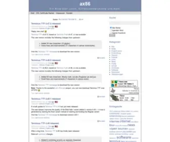 AX86.net(AX 86) Screenshot
