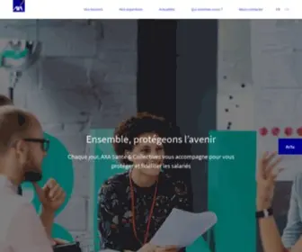 Axa-Assurancescollectives.fr(Accueil) Screenshot