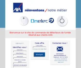 Axa-Detecteurdefumee.fr(Créer) Screenshot