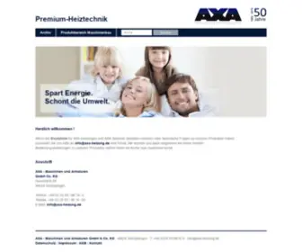 Axa-Heizung.de(AXA Heizung) Screenshot