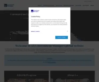 Axa-IM.com(AXA Investment Managers) Screenshot