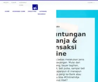 Axa-Insurance.co.id(Asuransi jiwa) Screenshot