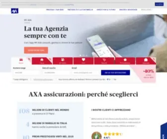 Axa-Italia.it(Assicurazioni Auto) Screenshot