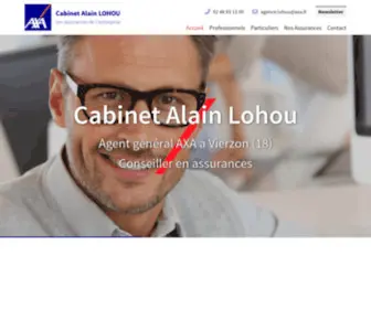 Axa-Lohou.fr(Axa Lohou) Screenshot