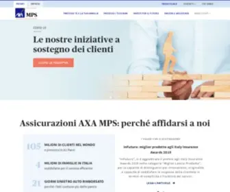 Axa-MPS.it(Polizze Assicurative Privati e Prodotti Finanziari) Screenshot