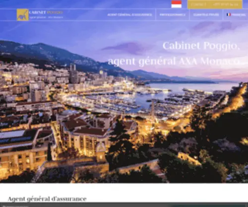 Axa-Poggio-Monaco.fr(Agence) Screenshot