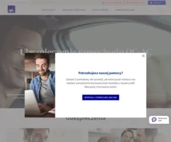 Axa-Polska.pl(Uniqa (AXA)) Screenshot