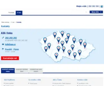 Axabank.cz(AXA Bank) Screenshot